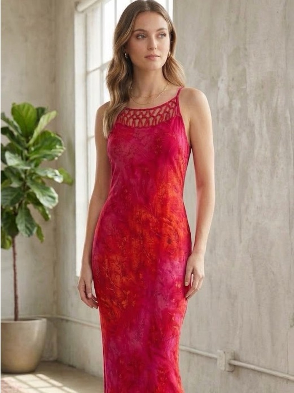 VINTAGE MADE IN CANADA: Joseph Ribkoff Maxi Dress - Size 8
